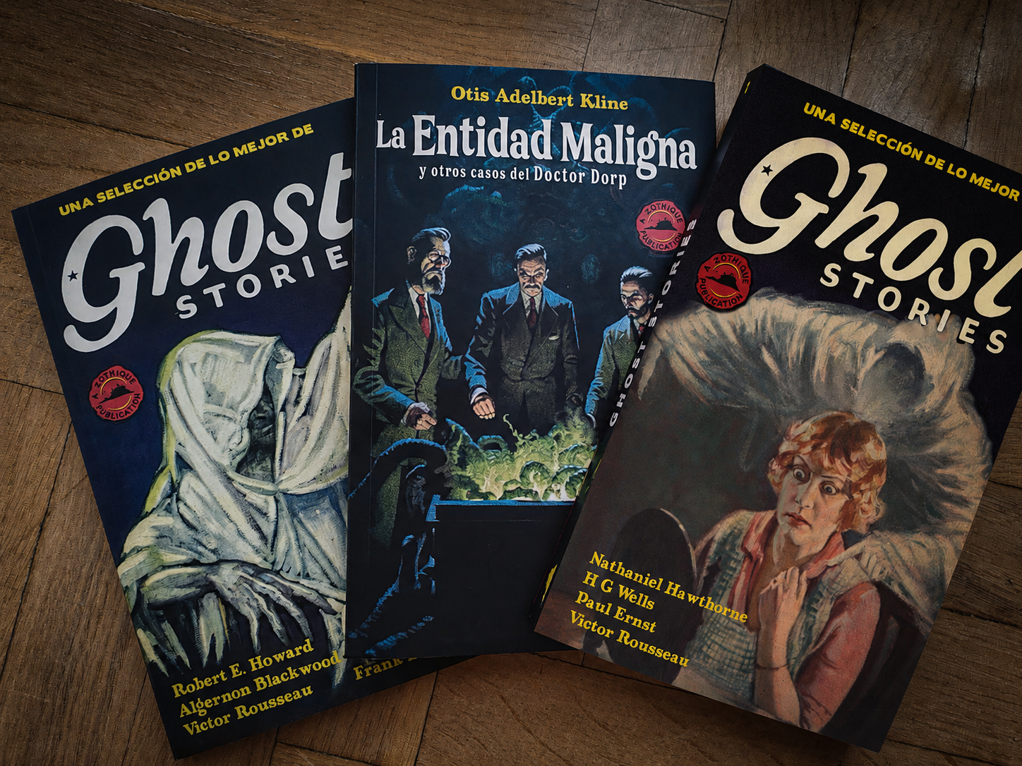 Ghost Stories 1, Ghost Stories 2 y La entidad maligna y otros casos del doctor Dorp